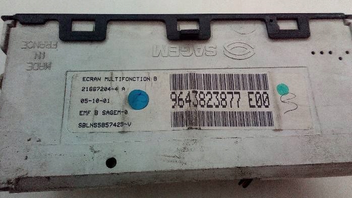 фото №7, Дисплей citroen xsara 9643823877