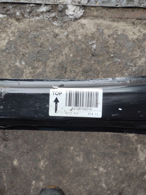 фото №12, Mercedes w212 e-klasa sedan балка бампера задняя