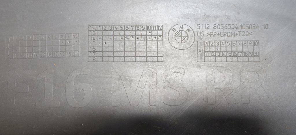 фото №16, Bmw x6 f16 m-pakiet 8056534 pod 4 pdc 2014-2019 бампер задня задній