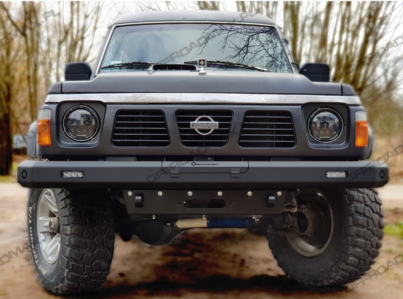 Купить Бампер стальной передок  nissan patrol y60 4x4