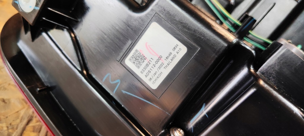 фото №9, Mitsubishi l200 2019 2020 2021 2022 лампа задняя задняя оригинальная левая