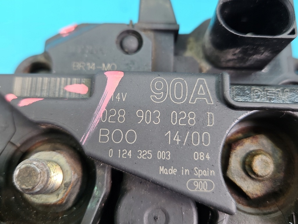 фото №7, Генератор seat leon i toledo ii 028903028d 1.6 sr