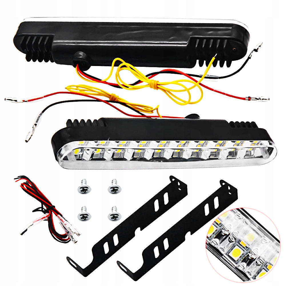 фото №7, Лампы do движение dziennej drl с поворотник свет дневные led homologac