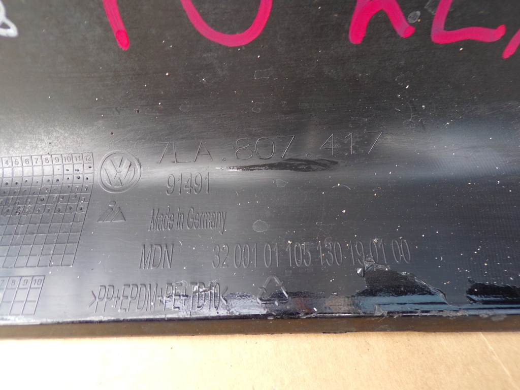 фото №13, Vw transporter t6 15- бампер задний задняя версия с крышка багажника датчики парковки