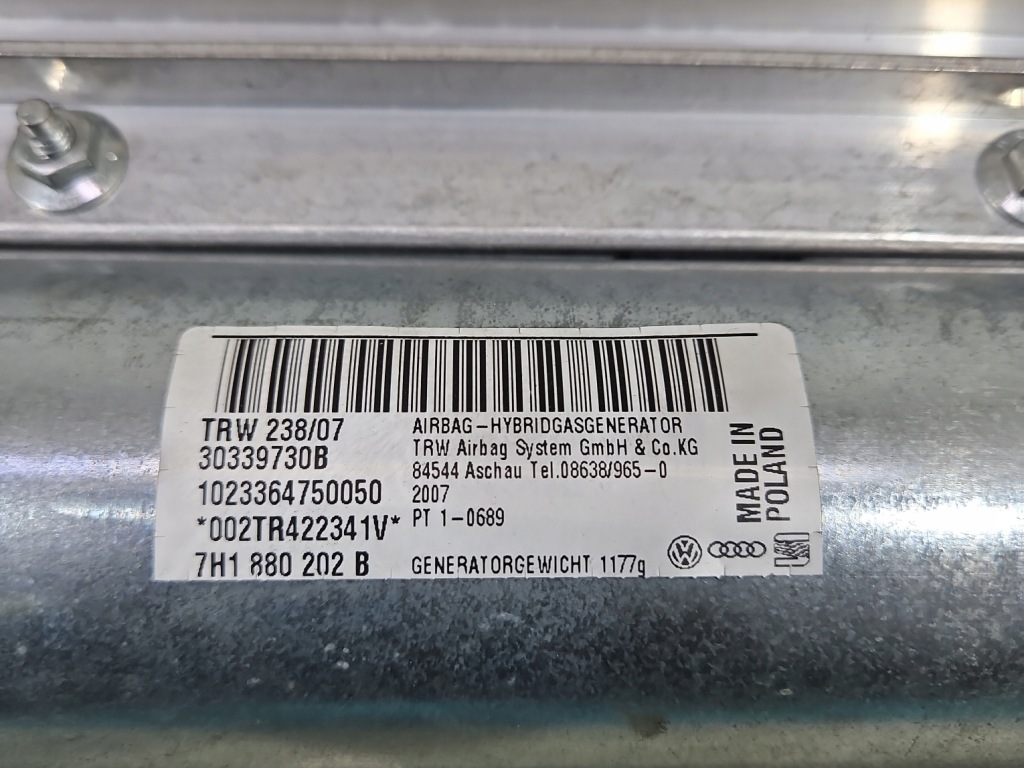 фото №5, Подушка воздушная заглушка пассажира подушка безопасности vw transporter t5