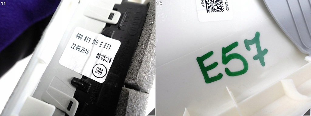 фото №12, Audi a6 s6 4g0 lift 10-18 обивка защита обшивка правого стойка b решётка