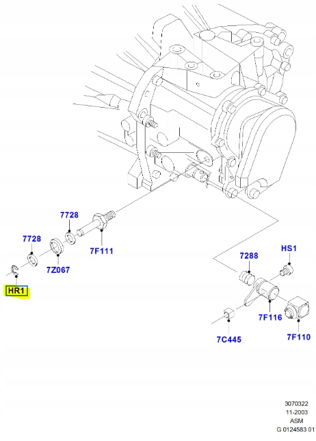 фото №7, Фланець вичавний ford fiesta 01-08 / fusion 01-12 оригінальний номер 1130331