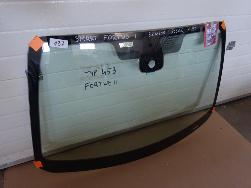 фото №1, Стекло перед smart fortwo ii typ 453 датчик żel 14-