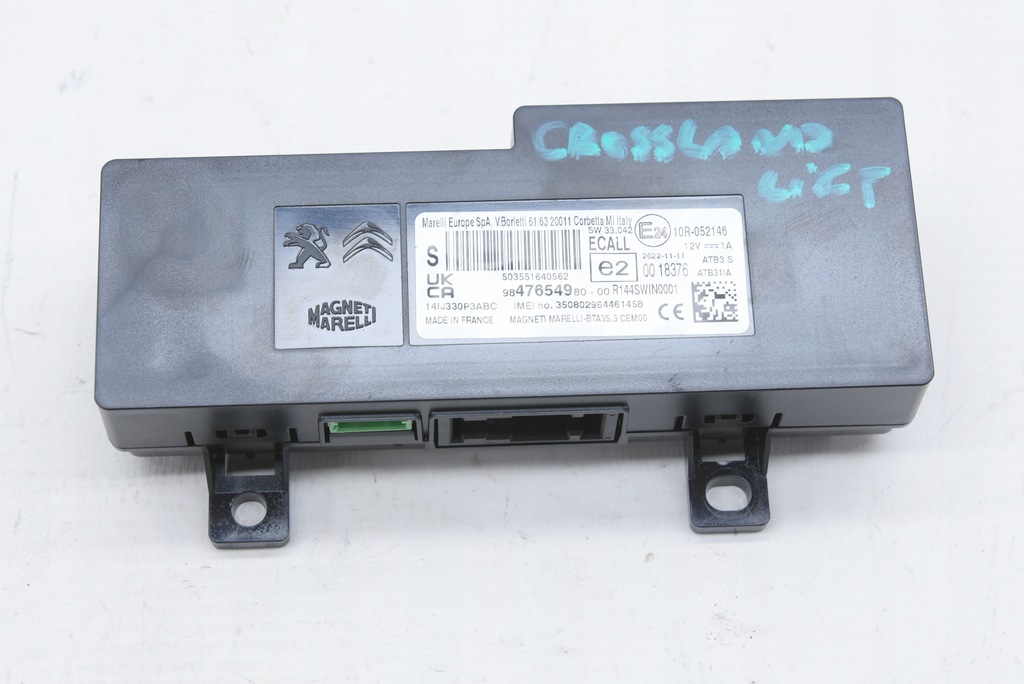 фото №1, Opel crossland citroen peugeot модуль блок керування bluetooth