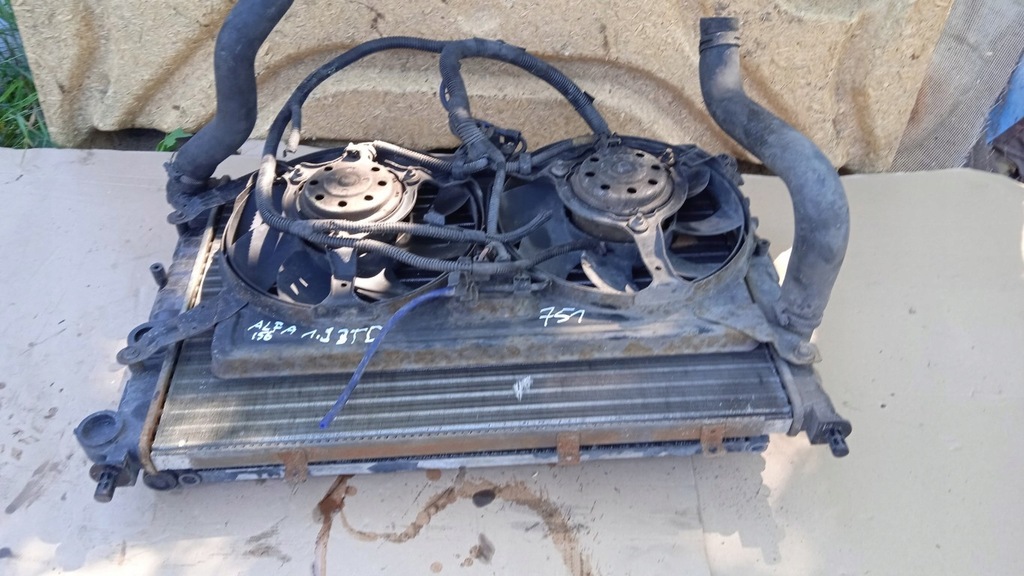 фото №8, Alfa romeo 156 i fl комплект радиатор 1.9jtd