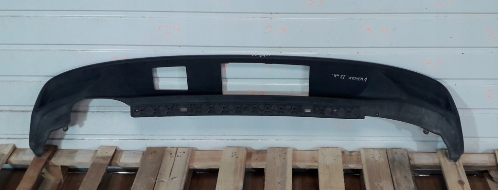 фото №1, Golf viii 8 kombi 2020- спойлер накладка бампера задня 5h9807568