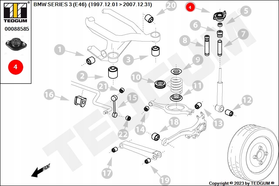 Hart подшипник амортизатора /t/bmw 3 e30 82-94 /me Киев