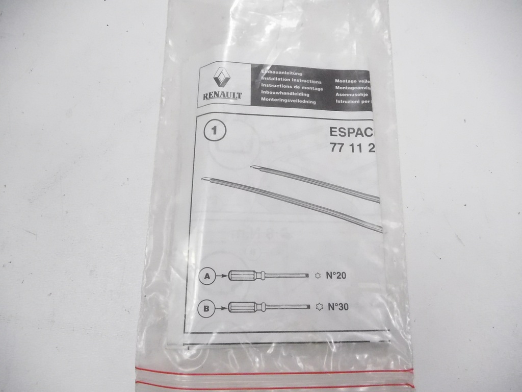 фото №6, Накладки дахові, кріплення renault espace iv оригінальний номер 7711218422