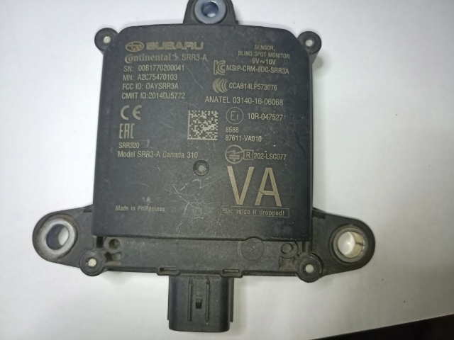 фото №1, Радар задній subaru impreza sti wrx 87611va010