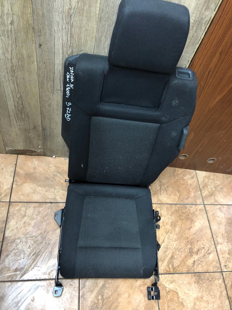 фото №1, Zafira b 06' заднее сиденье сиденье левый 3 ряд