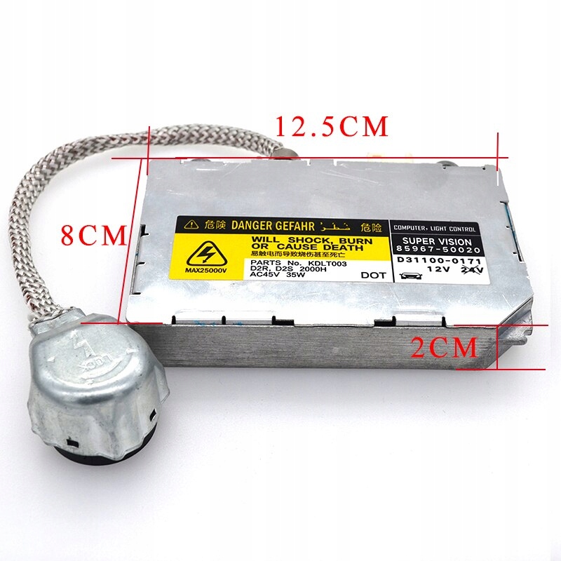 фото №5, Преобразователь ксенон toyota prius avensis t25 verso