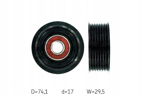 фото №2, Skf ролик направляющая ремень honda accord vii accord