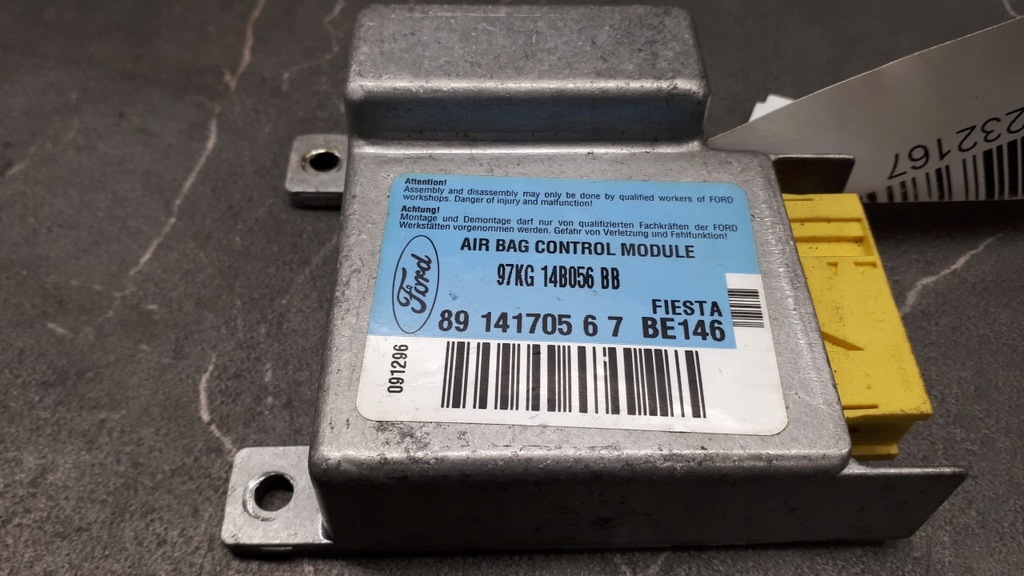 фото №1, 97kg14b056bb модуль подушка безопасности ford ka