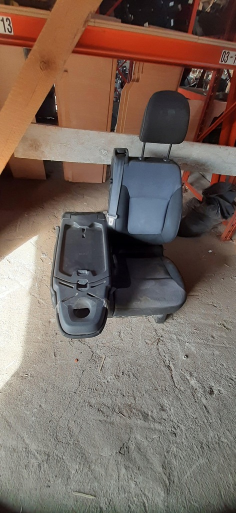 фото №11, Сиденье лавка заднее сиденье левый перед левая передняя uk renault trafic iii