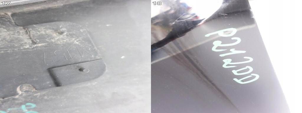 Maserati ghibli m157 13-17 бампер бампер задня 4xpdc неклеєний Оригінал