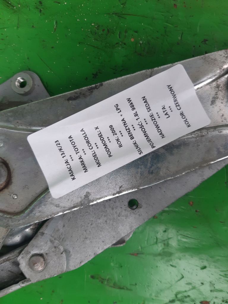 фото №5, Механізм підйому вікон lp toyota corolla x