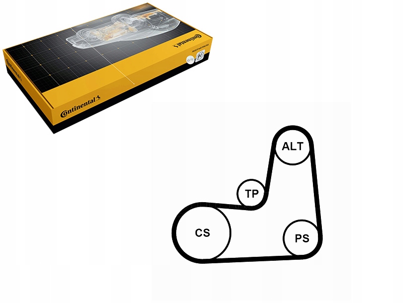фото №1, Continental 5pk1135k2 набор ремень клиновой многоручейковый