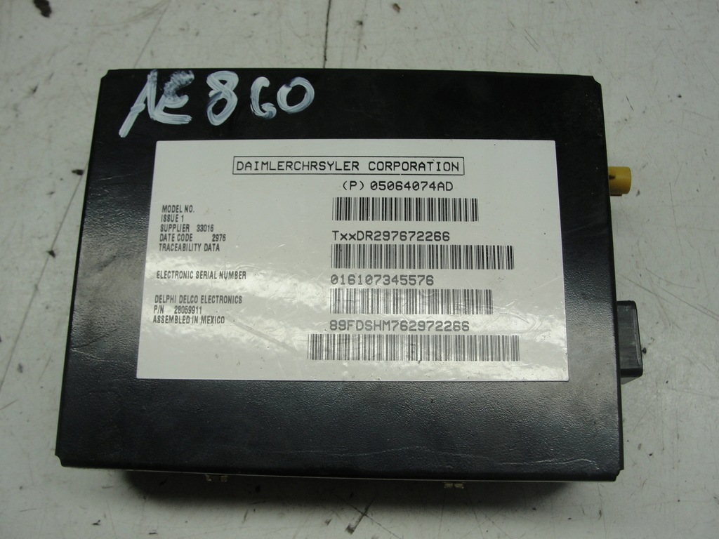 фото №1, Модуль радио gps chrysler pacifica 4.0 03-07r