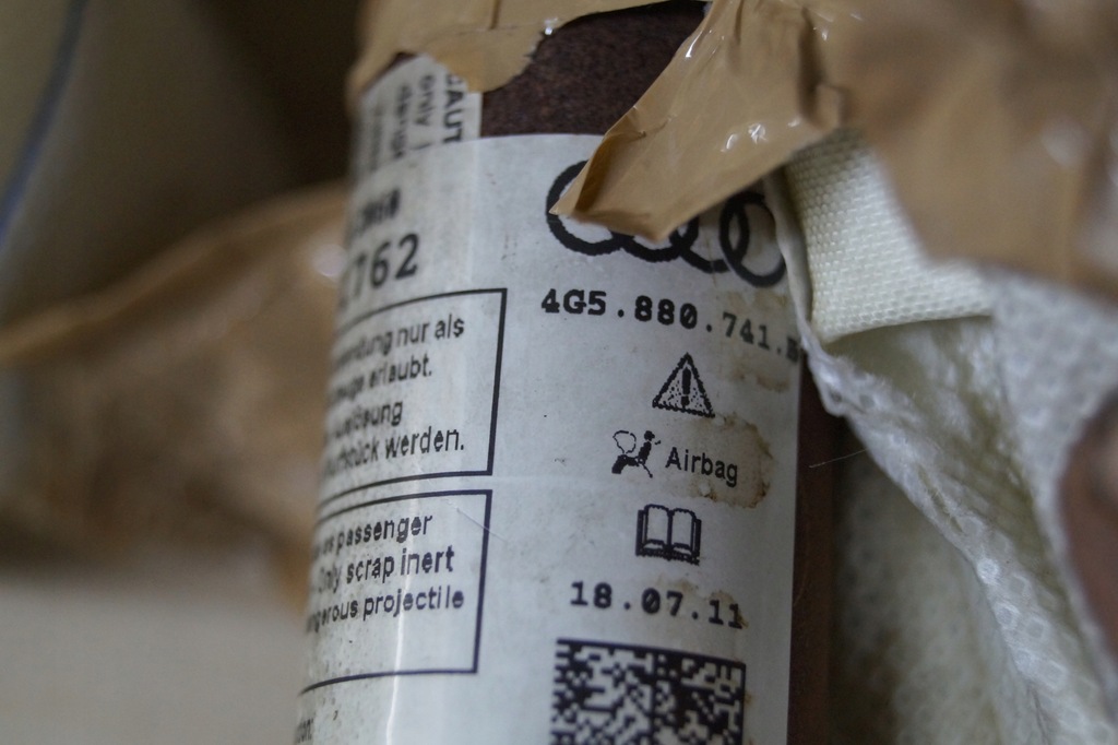 фото №12, Audi a6 c7 4g5880742b шторка безопасности левая подушка безопасности