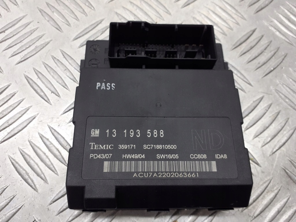 фото №1, Модуль комфорта opel signum 13193588