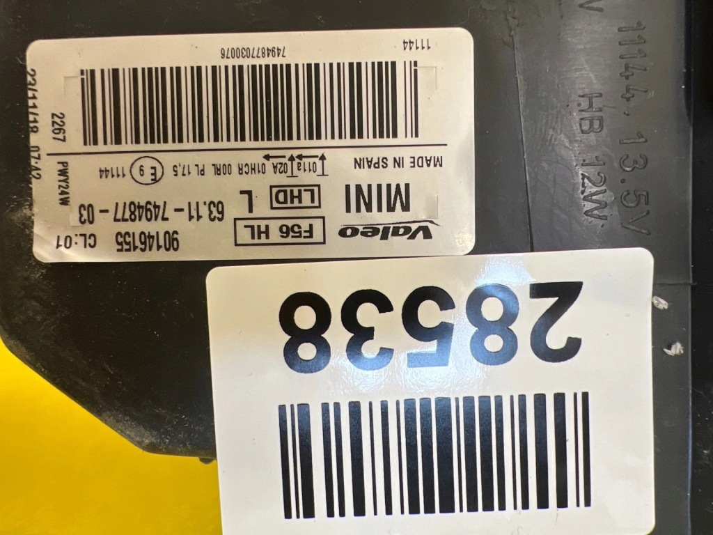 Фара левая mini cooper f56 f57 full led 7494877-03 Цена
