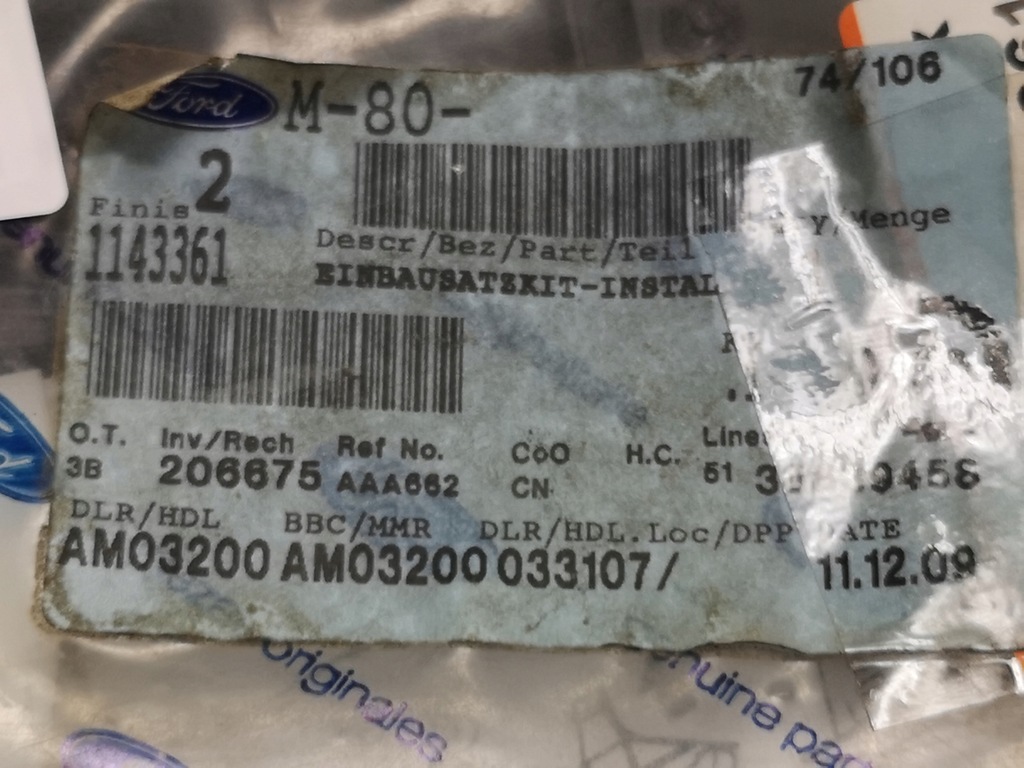 фото №3, Рамка радио ford fiesta iv 1995-2002 nowa оригинальная 1143361