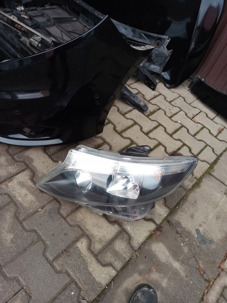 фото №9, Перед комплект mercedes vito w447 cdi капот бампер pdc окрашенный