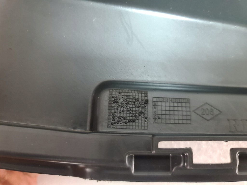 фото №12, Renault trafic iii nv300 14-20 накладка бампера перед верхній 620223380r