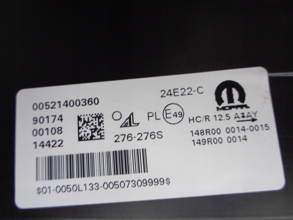 фото №9, Лампа левая фара fiat 500 ii 20- electric