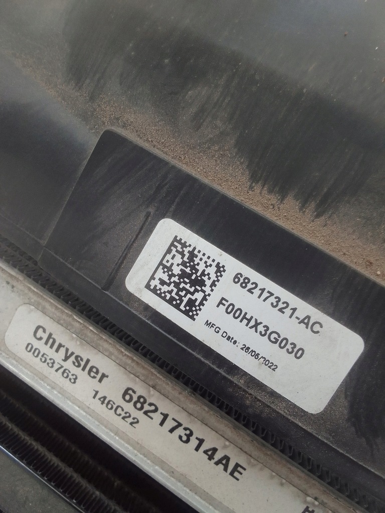 фото №13, Chrysler pacifica 17- радіатор вентилятор 3.6b usa