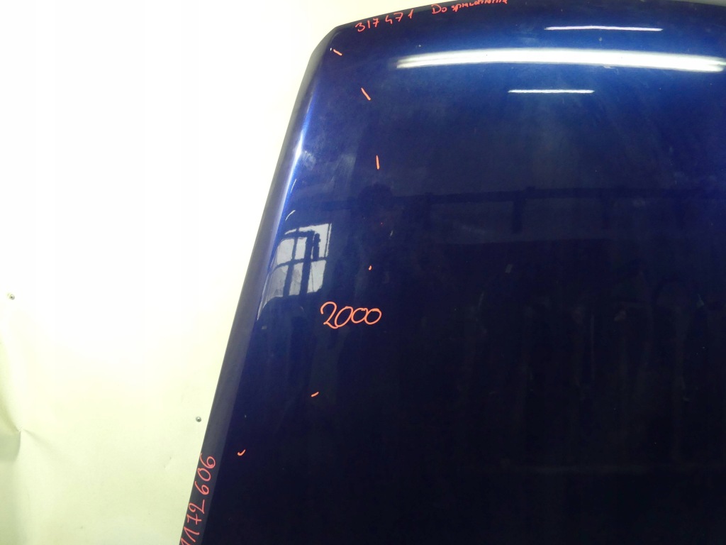 фото №7, Капот передняя vw touareg i 7l granatowy