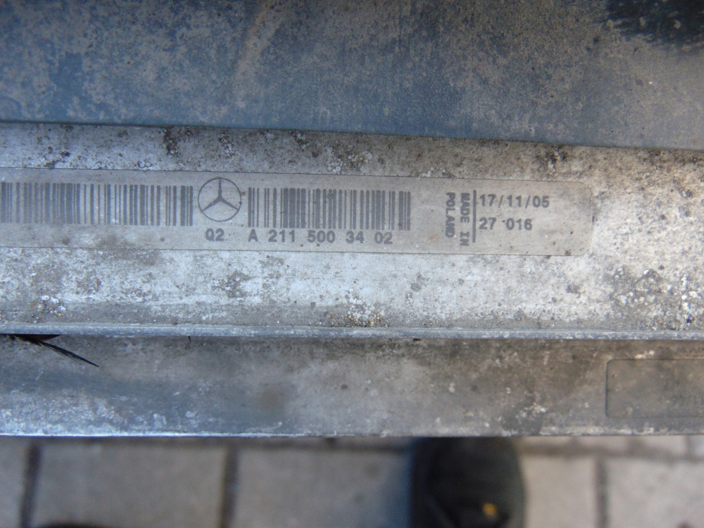 Радиатор воды кондиционера вентилятор комплект  mercedes e klasa w211 3.0cdi v6 в Украине