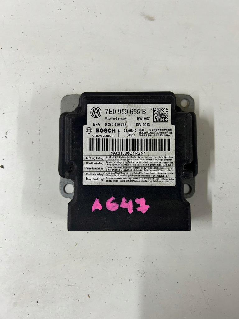 фото №1, Датчик модуль подушка безпеки подушки безпеки volkswagen t5