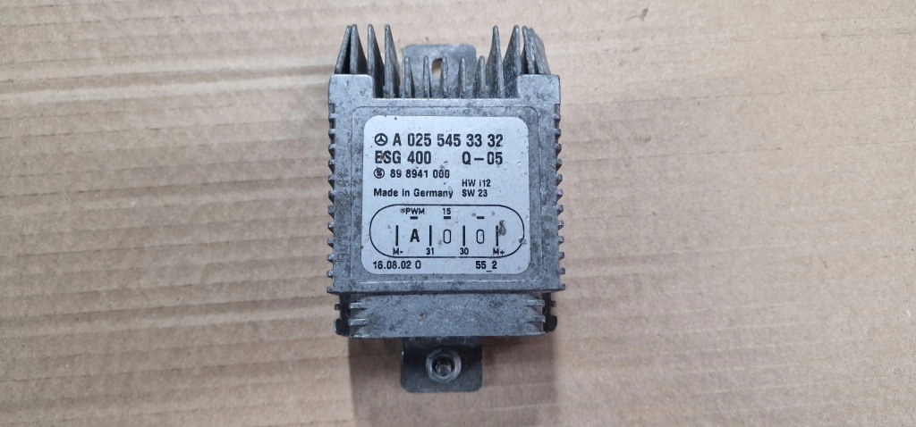 Купити Модуль блок керування вентиляторів mercedes a0255453332
