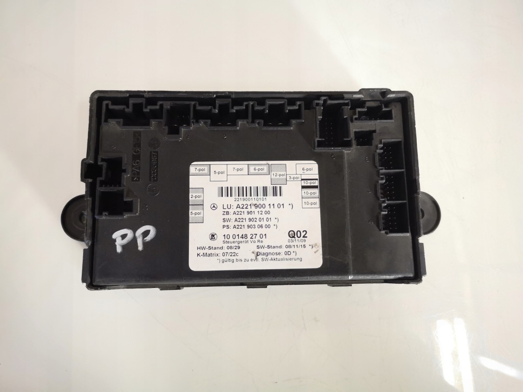 фото №1, Mercedes w221 модуль блок управления дверь 2219001101