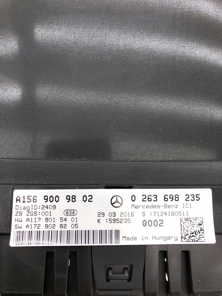 фото №10, Mercedes w176 счетчик приборы бензин europa a1569009802