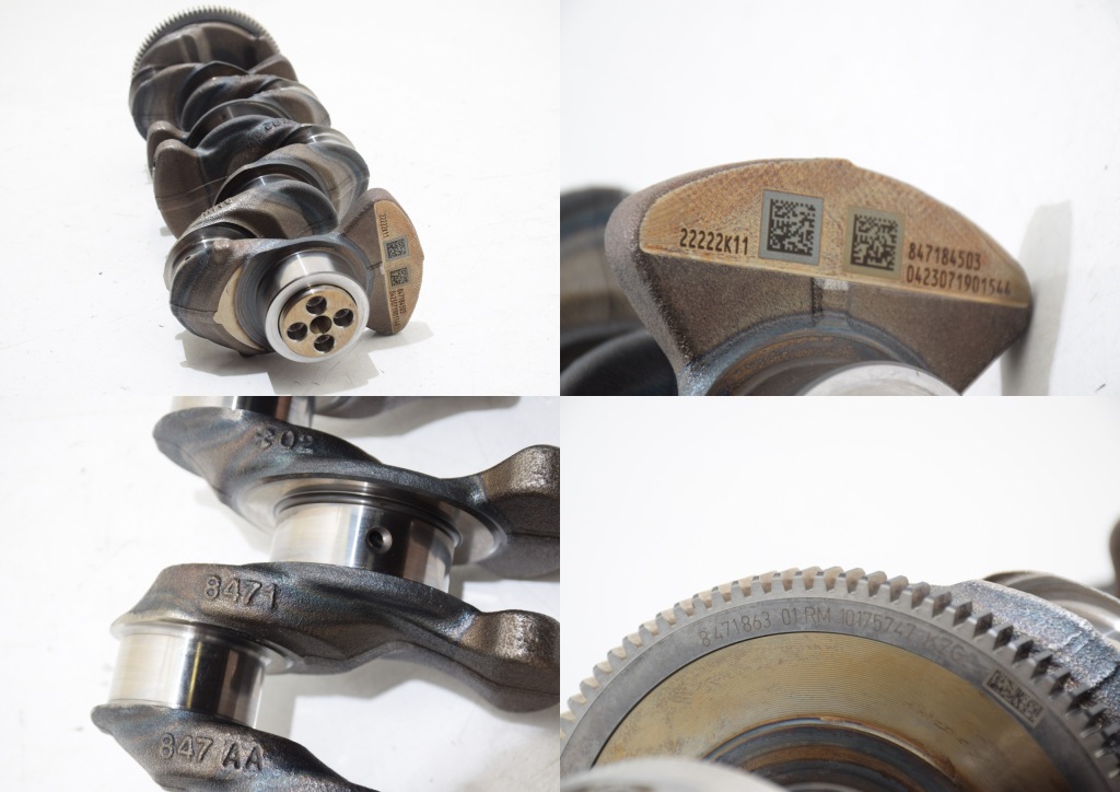 фото №14, Bmw 2 u06 x1 u11 u10 b47c20b b47l dół двигателя wał коленчатый блок