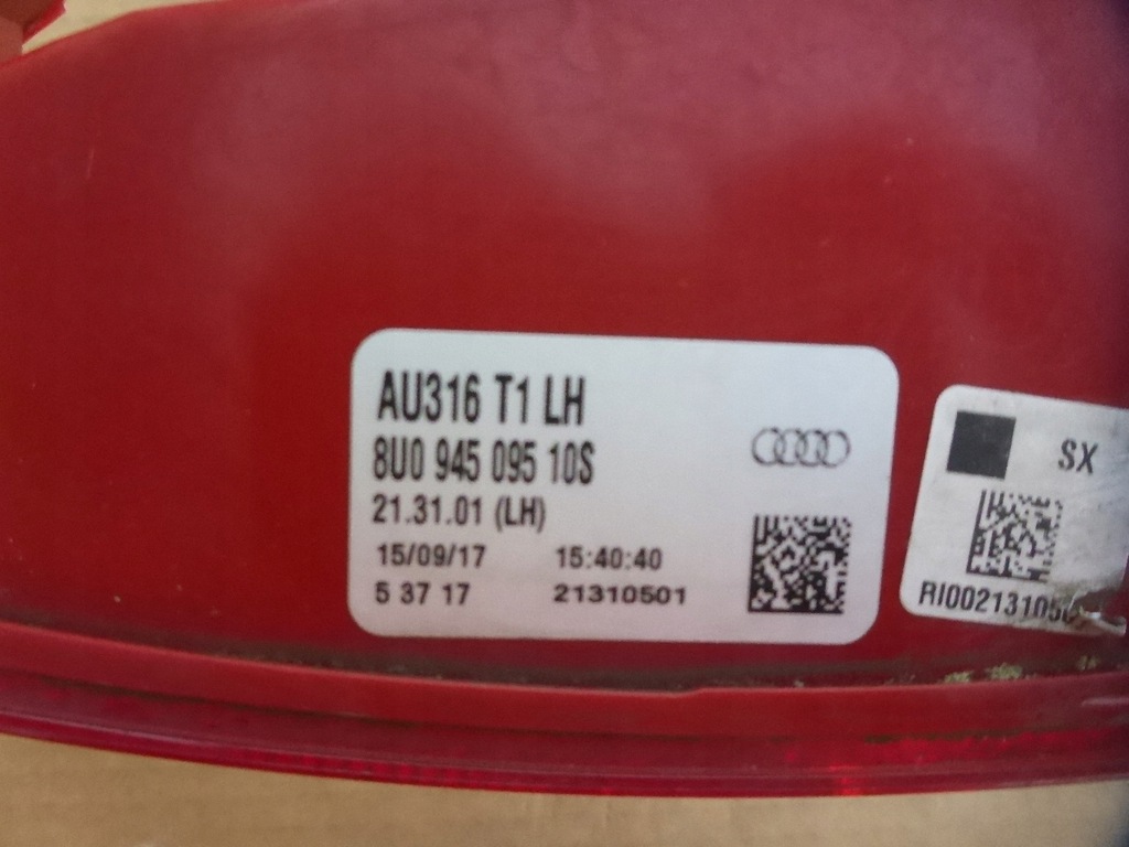 фото №11, Audi q3 i 2011-2015 ліва задня лампа комбінована 8u0945095 europa оригінал