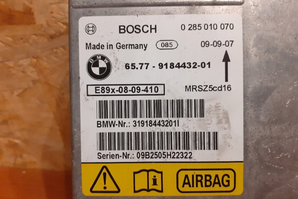 фото №1, Модуль подушка безопасности bmw 3 e90 9184432 2008