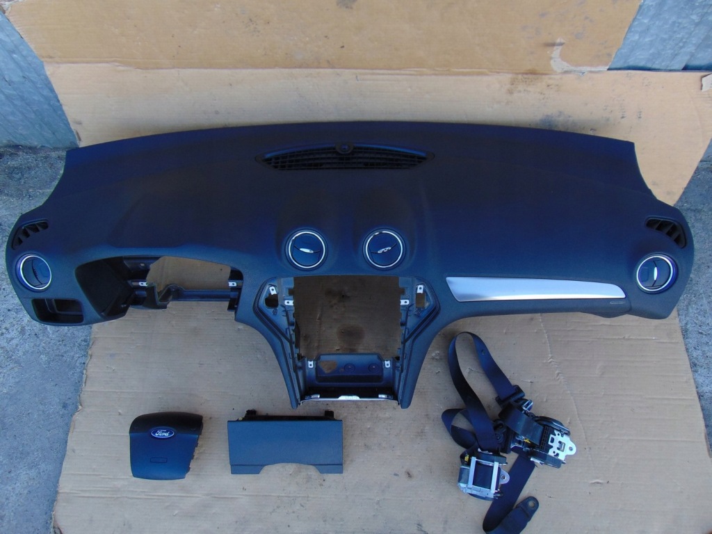 фото №3, Консоль подушки безпеки подушка безпеки ремені ford mondeo mk4 oryg.