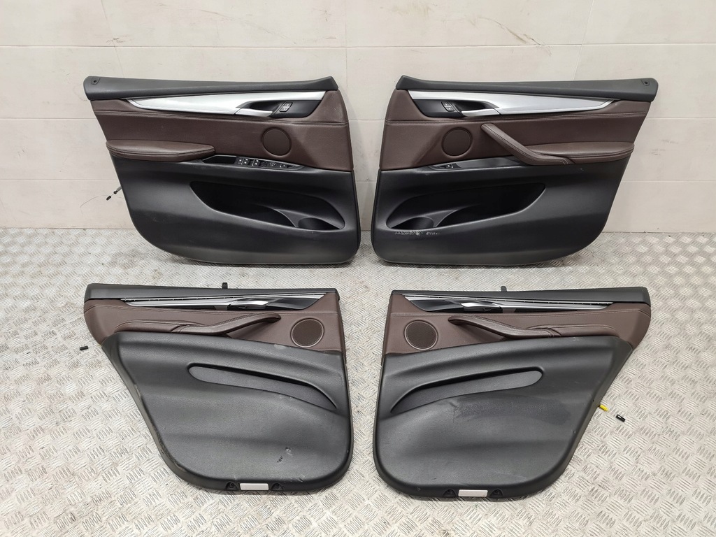 фото №12, Bmw x5 f15 обивка сиденья заднее сиденье обшивки туннель кожа air bag