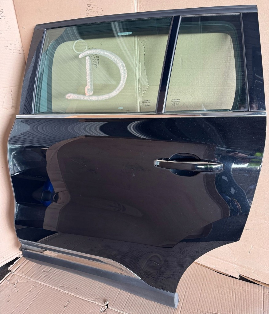 фото №1, Renault espace v lift 2020 дверь задние левая задняя tegne стекло молдинг петли
