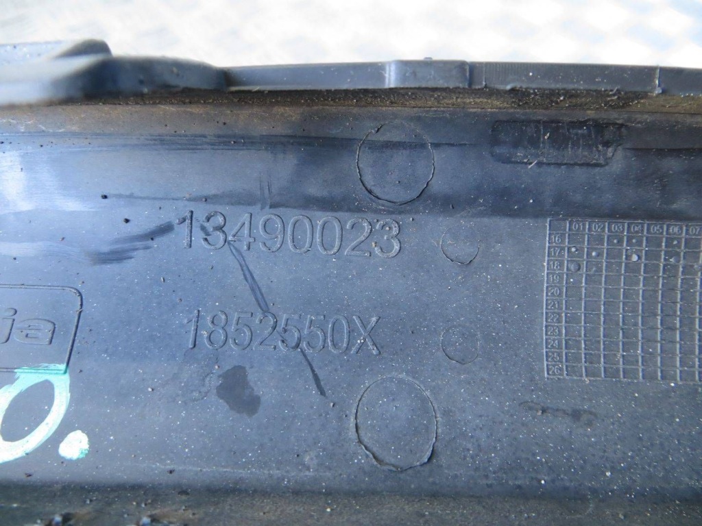 фото №9, Citroen c3 aircross накладка накладка-спойлер бампера перед 13490023