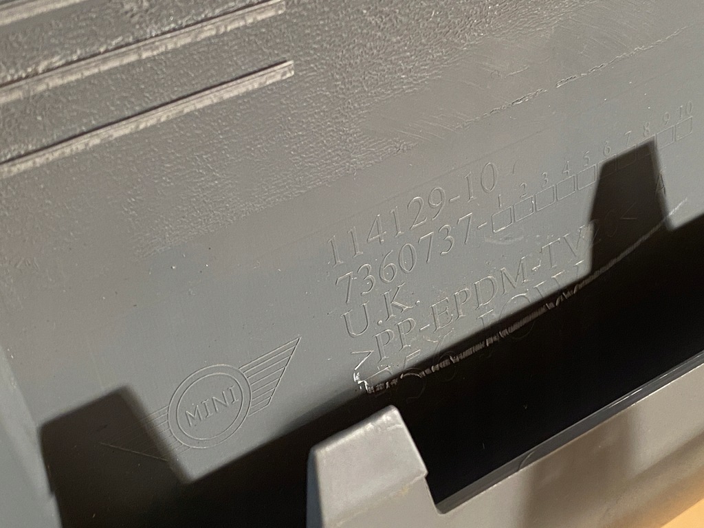 фото №9, Mini cooper f56 jcw спойлер накладка dół бампера