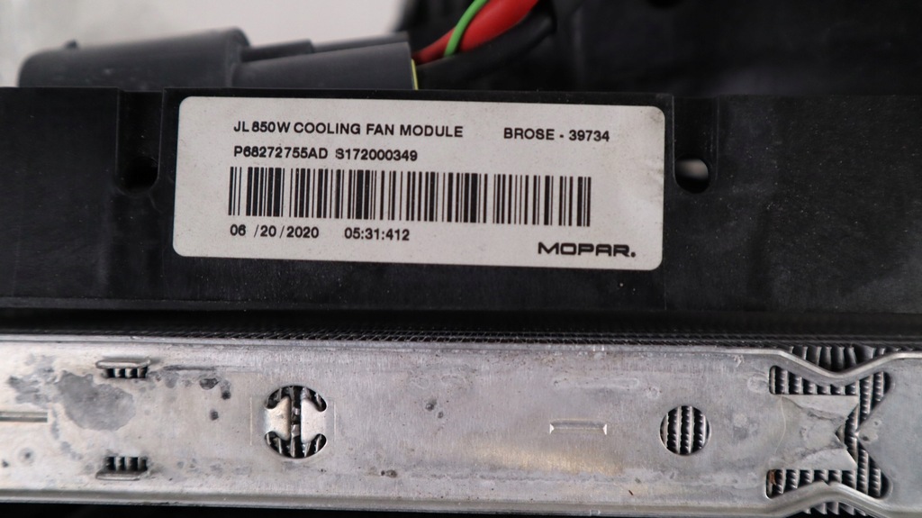 фото №8, Jeep wrangler jl 2.0 t 18- радіатор радіатор комплект 68272755ad